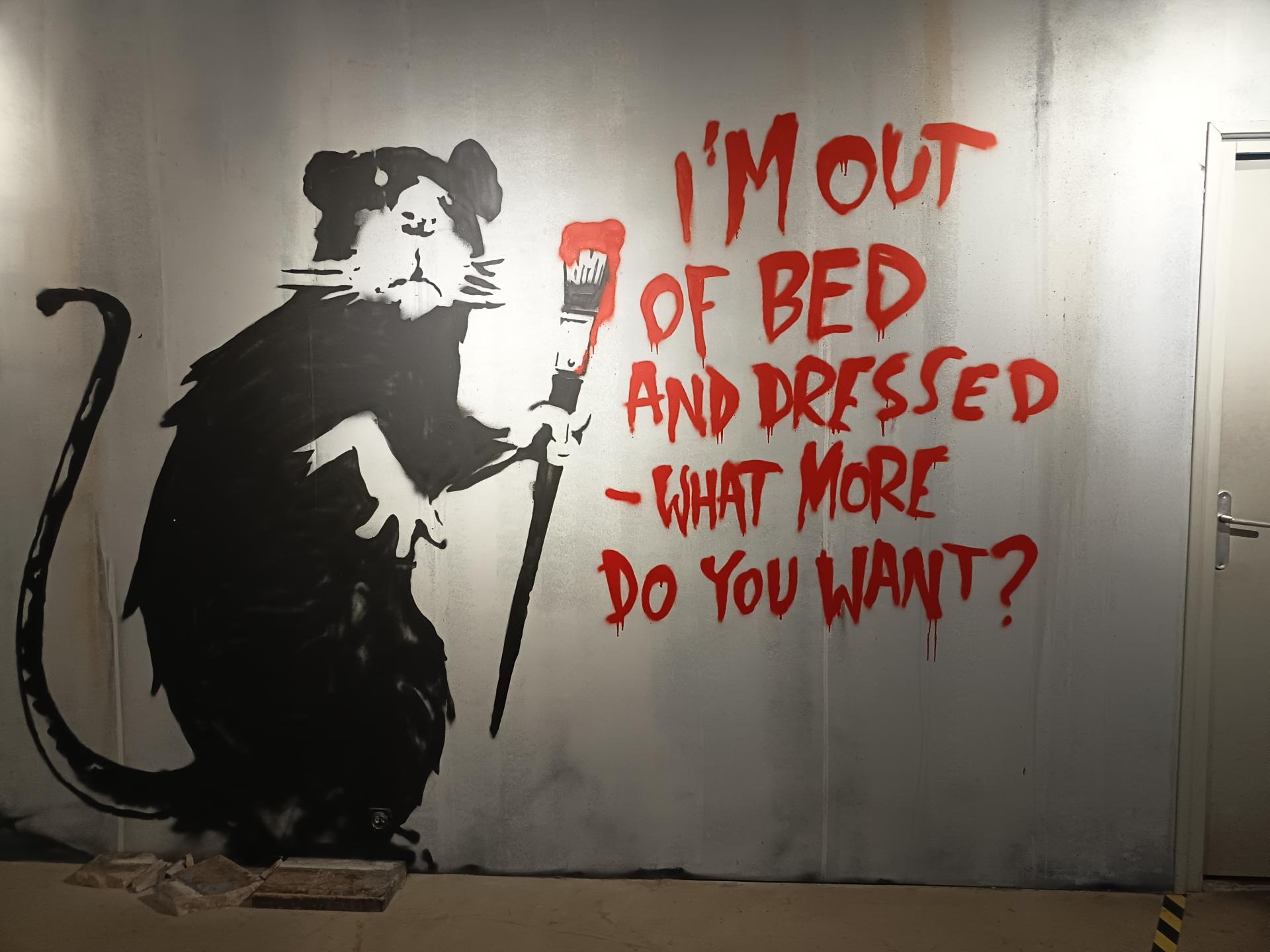 Rat musée paris banksy